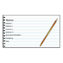 Notebook - Business business cards