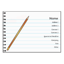 Notebook - Chubby business cards
