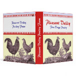Notebook for Poultry, Free Range Chickens Farm Binder