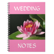 Notebook with Pink Waterlily notebooks