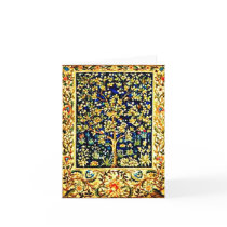 Notecard-Vintage Fabric/Fashion-William Morris 9