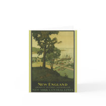Notecard-Vintage Travel-New England