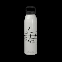 notes de musique de bouteille d'eau bouteilles