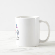 notes mignonnes de musique de chant tasses à café