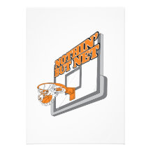 nothin but net basketball design custom announcements