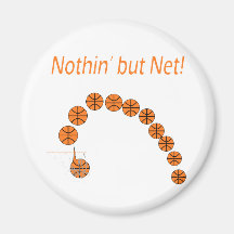 Nothin' But Net Fridge Magnets