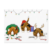 Nothin' Butt A Basset Christmas