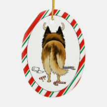 Nothin' Butt A Belgian Christmas Ornament