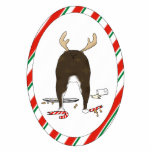 Nothin' Butt A Boston Terrier Christmas Ornament Photo Sculpture