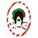 Nothin' Butt A Boston Terrier Christmas Ornament Photo Cutouts