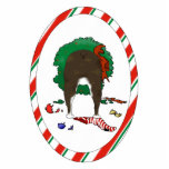 Nothin' Butt A Boston Terrier Christmas Ornament Photo Cut Outs