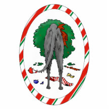 Nothin' Butt A Deerhound Christmas Ornament Cut Outs