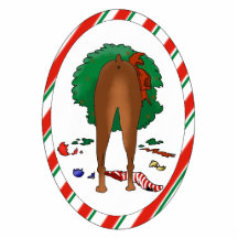Nothin' Butt A Doberman Christmas Ornament Cut Out