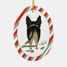 Nothin' Butt A German Shepherd Christmas Ornament