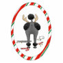 Nothin' Butt A Poodle Christmas Ornament Photo Cutouts