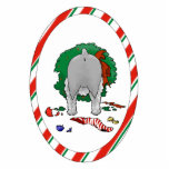 Nothin' Butt A Schnauzer Christmas Ornament