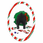 Nothin' Butt A Schnauzer Christmas Ornament