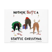 Nothin' Butt A Staffie Christmas