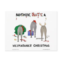 Nothin' Butt A Weimaraner Christmas