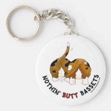 Nothin' Butt Bassets Keychains