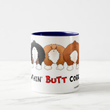 Nothin' Butt Corgis Coffee Mugs