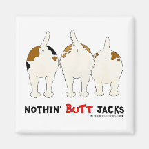Nothin' Butt Jacks Refrigerator Magnets