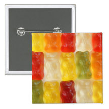 nothing but gummy bears pinback buttons