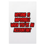 Nothing Is Impossible...Accountant stationery