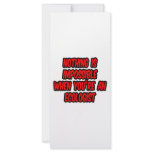 Nothing Is Impossible...Ecologist Full Color Rack Card