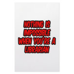 Nothing Is Impossible...Librarian stationery
