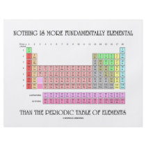 Nothing Is More Fundamentally Elemental Periodic T