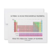 Nothing Is More Fundamentally Elemental Periodic T
