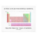 Nothing Is More Fundamentally Elemental Periodic T Custom Announcements