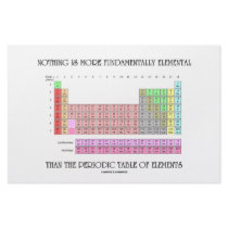 Nothing Is More Fundamentally Elemental Periodic T
