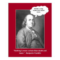 nothing-is-more-taxing-than-certain-death posters