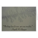 "Nothing lasts forever, not eve... cards