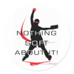 Nothing soft sticker