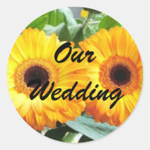 Notre autocollant de mariage