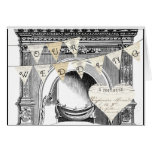 NOTRE carte ou invitation française vintage d'étam