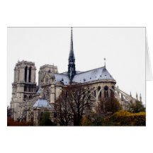 Notre Dame Cathedral Card
