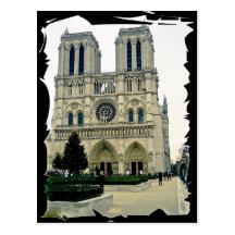 Notre Dame de Paris postcard