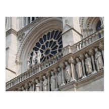 Notre Dame detail Post Card