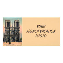 Notre Dame faite sur commande Cartes De Vœux Avec Photo
