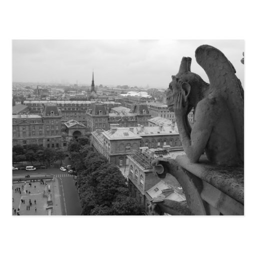 Notre Dame Gargoyle 2 Post Cards