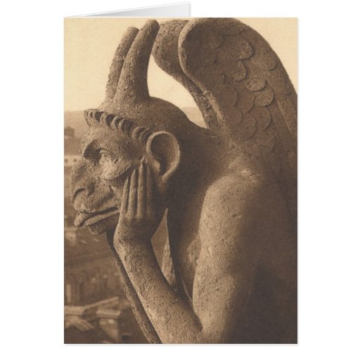Notre Dame Gargoyle Circa 1900 Cards
