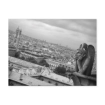 Notre Dame Gargoyle Postcard