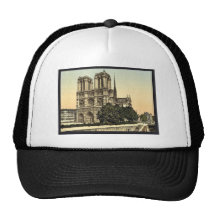 Notre Dame, Paris, France classic Photochrom Mesh Hat