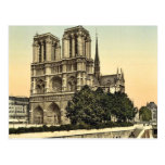 Notre Dame, Paris, France classic Photochrom Postcard
