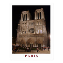 "Notre Dame, Paris" postcard