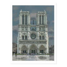 Notre Dame post card